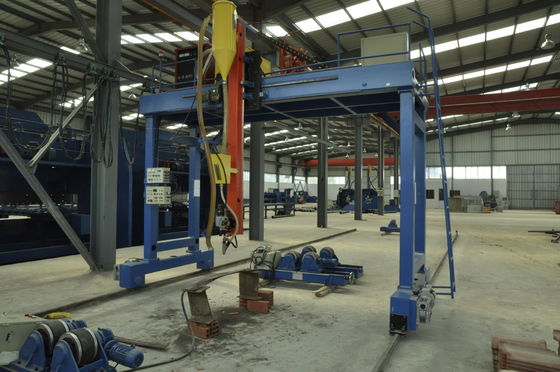 Máquina de pólo claro da eficiência elevada, máquina de soldadura alta do pórtico do mastro para a grandes tubulação/tubo